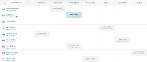 Take Employee Availability Into Account