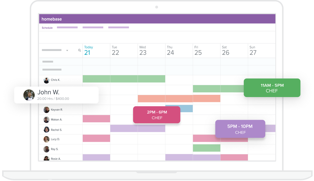 employee scheduling app
